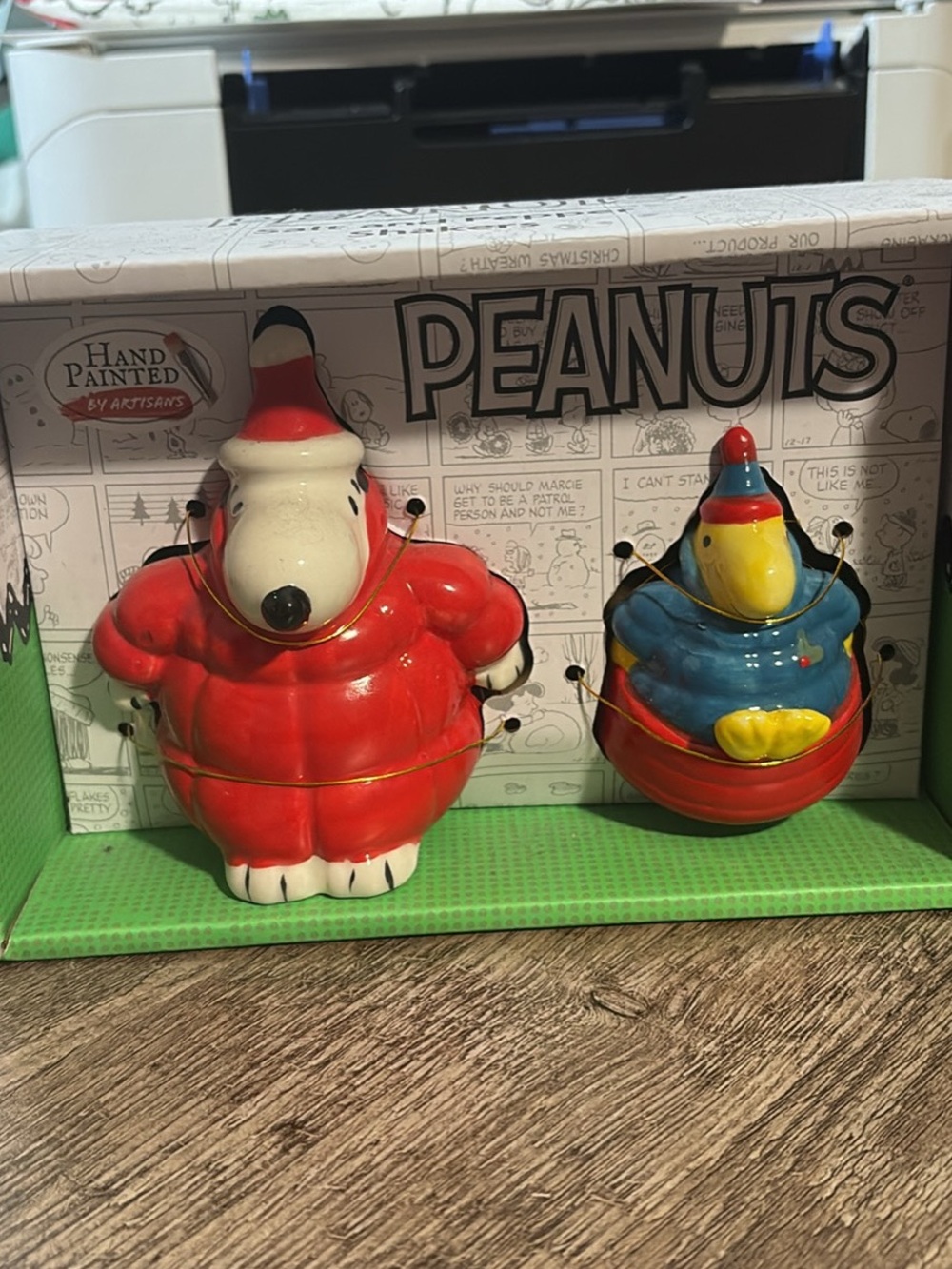 Snoopy and Woodstock salt and pepper shakers